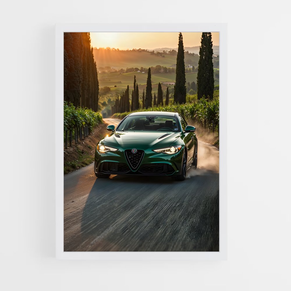 Poster Route de la Passion – affiche Alfa Romeo (vue 3)